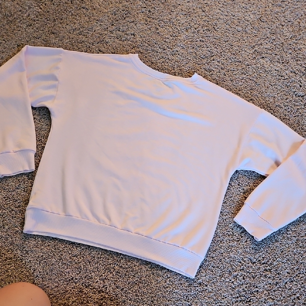 FRIENDS Pink Crewneck Sweater with Graphic Design - Picture 4 of 5